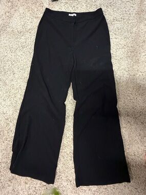 Nanette Lepore 12 Black Wide Leg Trousers